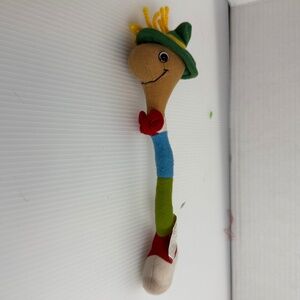 Vintage Gund The Busy World Of Richard Scarry Lowly Worm Bendable Plush  8" 1995